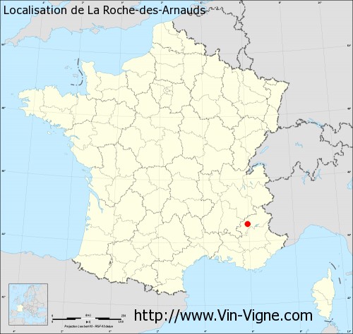 Carte de La Roche-des-Arnauds